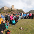 Participantes en una de las rutas organizadas por Adebi. ANA F. BARREDO