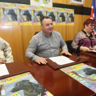 Álvarez, Morán, Valcarce y García, en la presentacion de la feria de este jueves. L. D. M.
