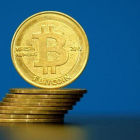Monedas bitcoins.