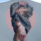 Imagen del mural de La Bañeza que acaba de ser elegido como uno de los más influyentes del mundo