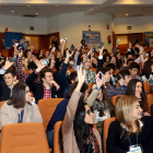 La respuesta de los jóvenes leoneses al Foro USA celebrado ayer fue muy destacada.