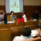Madres y escolares participaron ayer en las jornadas de lactancia