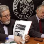 José María Merino, en Madrid, durante la presentación de la obra en el Círculo de Bellas Artes