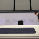 Alfredo Pérez Rubalcaba y Mariano Rajoy, en el cara a cara de las elecciones generales del 2011.