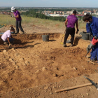 Imagen de las excavaciones en el solar del yacimiento. DL