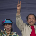 Daniel Ortega y Rosario Murillo.