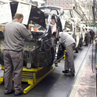 Trabajadores en la factoría de Renault en Valladolid. ICAL