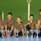 Los integrantes del Club de Frontenis El Paso brillaron con luz propia en Laguna de Duero