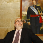 Gómez Navarro ayer, en la rueda de prensa.