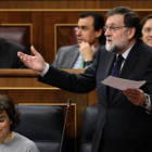 Rajoy, en el pleno del Congreso