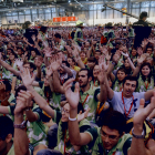 Los 40.000 voluntarios de la organización de la XXVI Jornada Mundial de la Juventud esperan la llegada del Santo Padre