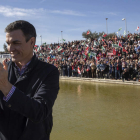 El retorno de Pedro Sánchez irrita a los afines a Susana Díaz. JULIO MÚÑOZ