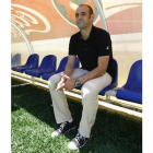 El entrenador de la Cultural, Alberto Jiménez Monteagudo.