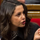 Inés Arrimadas, en el Parlament