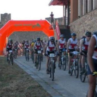 Los participantes salieron desde el castillo templario.