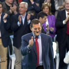 Sáenz de Santamaría, tras el Consejo de Ministros.
