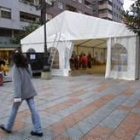 La plaza Fernando Miranda acoge una carpa con nueve stands sobre discapacidad