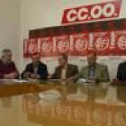 Reunión sobre Rofer entre responsables de CC. OO., Ugal, Asaja y Coag
