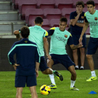 Neymar será junto a Xavi e Iniesta uno de los pilares del Barcelona en el Amsterdam Arena.