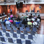 Un momento de un juicio celebrado en Málaga.