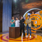 El jurado y Virginia, la ganadora de 'Masterchef 4', en 'Masterchef celebrity'.