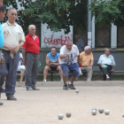 El parque del Temple es testigo estos días del campeonato de petanca.