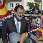 Mariano Rajoy, este martes en Vila Real (Portugal).