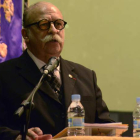 Fernando de Arvizu, durante el pregón del sábado.