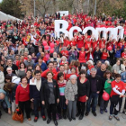 Foto de un acto de campaña en Nou Barris de Barcelona en Comú.