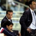 Caparrós y Alfaro terminaron el partido en el túnel de vestuarios, tras ser expulsados