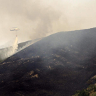 El incendio en la reserva de Ancares arrasó en octubre del 2011 más de 300 hectáreas de monte.