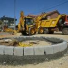 Actualmente se están realizando las obras en la calle El Jano en Montejos del Camino