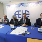 Díez, Vallejo, Marín, Cepedano y el alumno premiado. RAMIRO