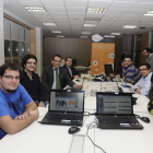 El equipo de Post que desarrolla Myspyspot desde el Parque Tecnológico de León. javier