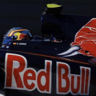 Carlos Sainz, durante la primera sesion de entrenamientos libres del GP de España de Fórmula Uno.