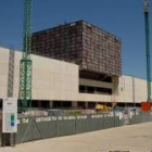 Imagen del estado en el que se encuentran las obras de la nueva sede del Parlamento autonómico