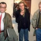 El director de cine Ricardo Franco junto a los hermanos Michi y Leopoldo María Panero