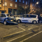 Estado en el que quedaron los coches tras el impacto, AYUNTAMIENTO DE PONFERRADA