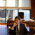 José Ignacio Goirigolzarri en su despacho en Bankia en Madrid.