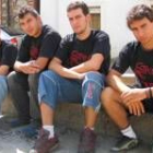 Víctor, Miguel Ángel, Álvaro y Alfonso, los componentes del grupo de rock Strinke