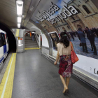 Cartel turístico de León en una estación de Metro de Madrid, en la campaña que se llevó a cabo este año en la capital de España.