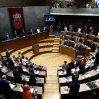 Inicio del pleno del Parlamento de Navarra.