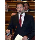 Mariano Rajoy, durante su intervención de ayer en la sesión de control