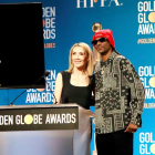 Helen Hoehne y Snoop Dogg en los Globo 2021. NINA PROMMER