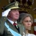 Don Juan Carlos y Doña Sofía acudirán hoy a La Virgen para presidir el acto de entrega de despachos