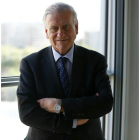 El cardiólogo Valentín Fuster, ayer durante la entrevista. J. P. GANDUL