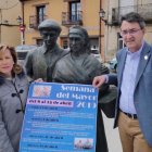 Álvarez de la Varga y Martínez Majo presentaron el cartel. MEDINA