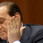 Berlusconi, durante una Cumbre de la Unión Europea.