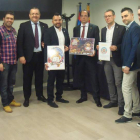 Momento de la presentación de las actividades de la Peña Leonesa en las instalaciones del Camp Nou. DL