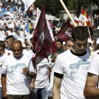 La Marcha Blanca de los ganaderos llega a Madrid.